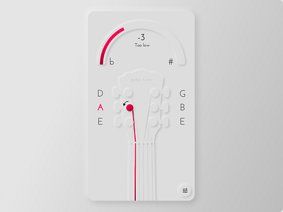 Guitar tuner app