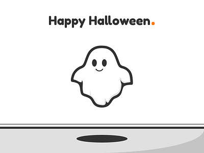 Something Spooky: Dribbble rebound design dribbbleweeklywarmup ghost halloween