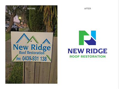 Bad Logos Gone Good  |  New Ridge Roof Restoration