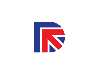 D Arrow Mark arrow britain british d design grid letter mark logo logo design logo grid logo tutorial logos