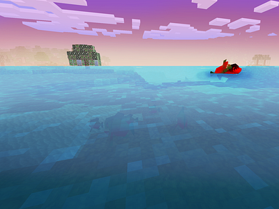 Big Blue Sea in Realmcraft Free Minecraft Style Game