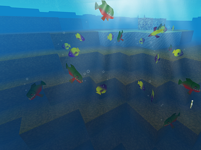 Beauty of Underwater World in RealmCraft Free Minecraft StyleGam