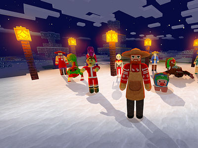 Christmas Clothes & Skins for Everyone: Trader and Animal build craft design free minecraft game art game design games landscape minecraft minecraft building mobs nature pixel art realmcraft