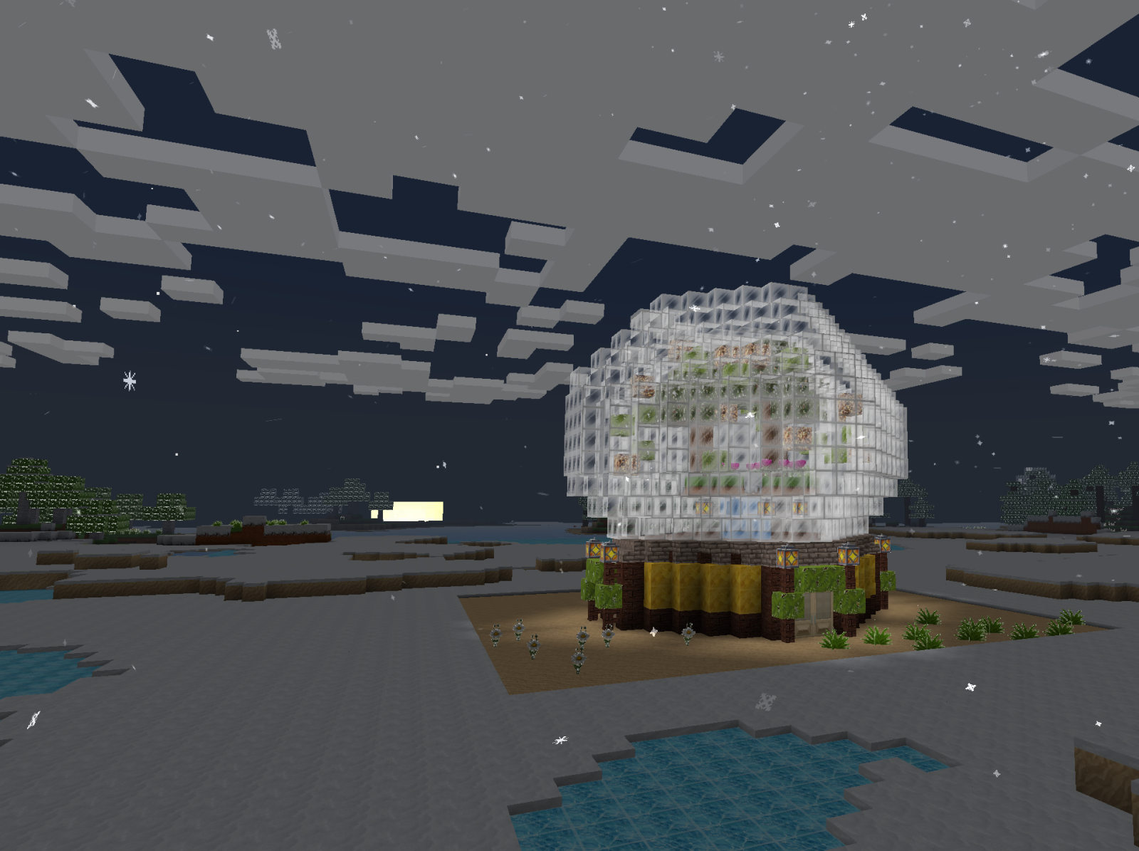 ⛏️ Minecraft Build Tutorial :: 🌎 Earth Globe House 🏠 