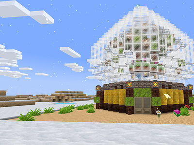 Amazing Greenhouse In The Middle Of Winter Realmcraft By Tellurion Mobile On Dribbble