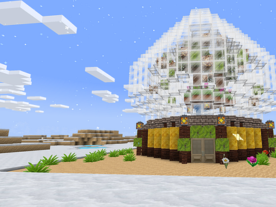 Minecraft Tutorial: Build Dwarf Style Farm House! in REALMCRAFT by  Tellurion Mobile on Dribbble