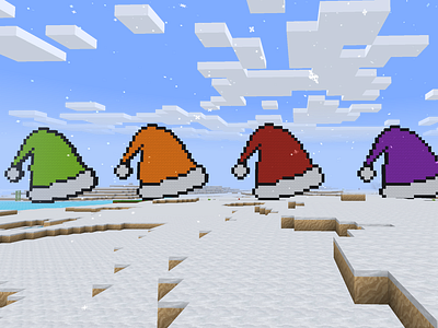 Colored Santa Hats - All Your Favorite Colors in RealmCraft Free