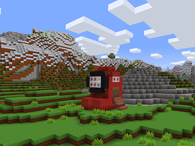 Little House As Red From Among Us Inspired In Realmcraft Free Mi By Tellurion Mobile On Dribbble