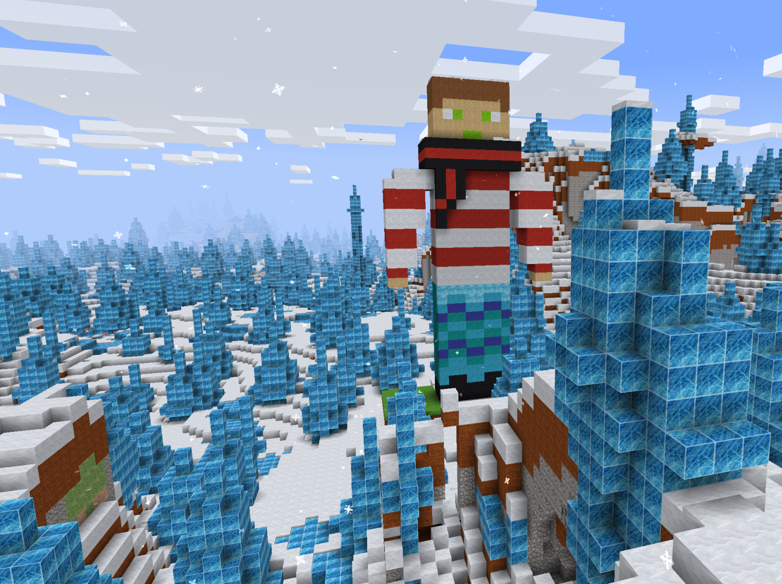 Minecraft Steve in Christmas Outfit in RealmCraft Free Minecraft by  Tellurion Mobile on Dribbble