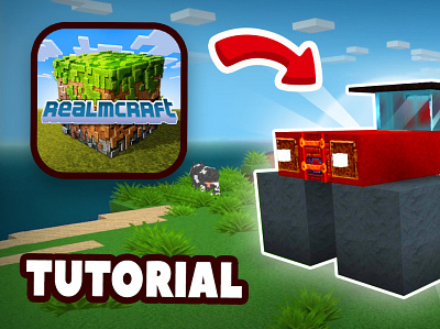 Cars Building Tutorials: monster truck Realmcraft Free Minecraft build craft design free minecraft game art game design games landscape minecraft minecraft building nature pixel art realmcraft