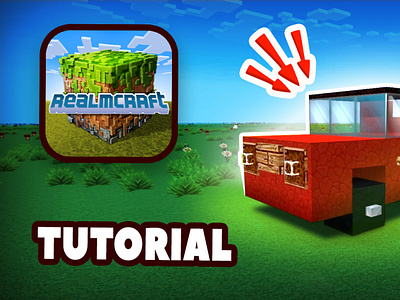 Cars Building Tutorial: small car (ver2) || Realmcraft Free