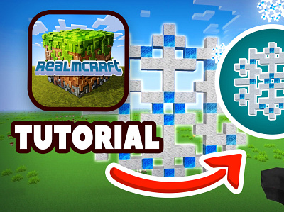 Block Snowflake | Cube Snowflake | Pixel Art Minecraft build craft free minecraft game art game design games landscape minecraft minecraft building nature pixel art realmcraft