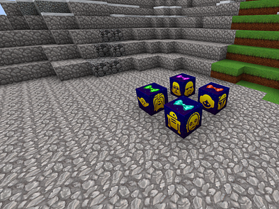 Potions, Gold Ore, Cake, Electrium Minecraft Items in RealmCraft