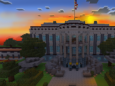 HOW TO BUILD THE WHITE HOUSE IN MINECRAFT! #MinecraftTutorial