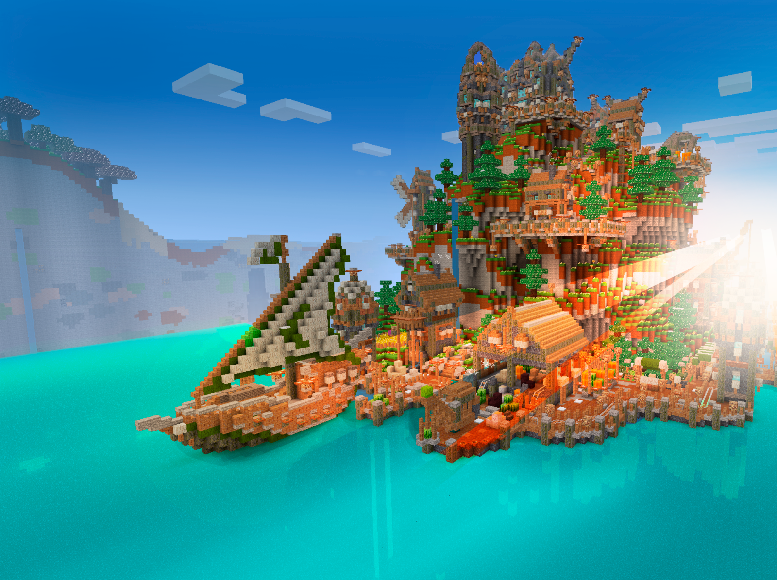 minecraft pirate ships