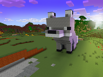 Cutest Little Wolf You Have Ever Seen in Realmcraft Free Minecra