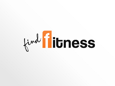 Find Fitness Logo app branding design design art dribbble fitness graphic health idenetity illustrator logo typography vector website wellness