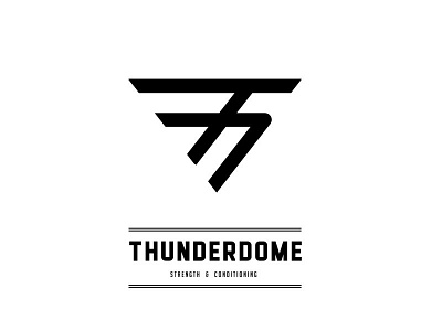 Thunderdome conditioning fitness logo thunder