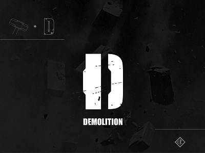 Demolition logo - D d demolition hammer