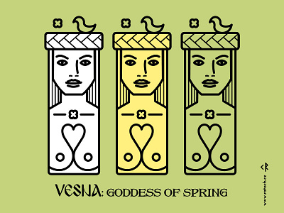 Vesna: goddess of spring goddess spring vesna