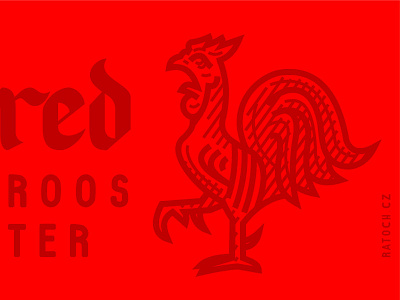 Rooster Woodcut Kohout cock kohout linework medieval rooster vector woodcut