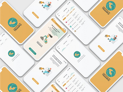 Brazil Hackthon | Mockups from my team app art clean design illustration illustrator logo ui ux vector