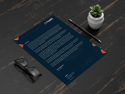 Codifi - Letterhead branding design graphic design illustration logo ui