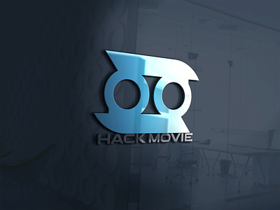 Hacker Movie Logo app branding design illustration illustrator logo typography ui ux vector