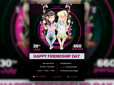 friendship day Flyer