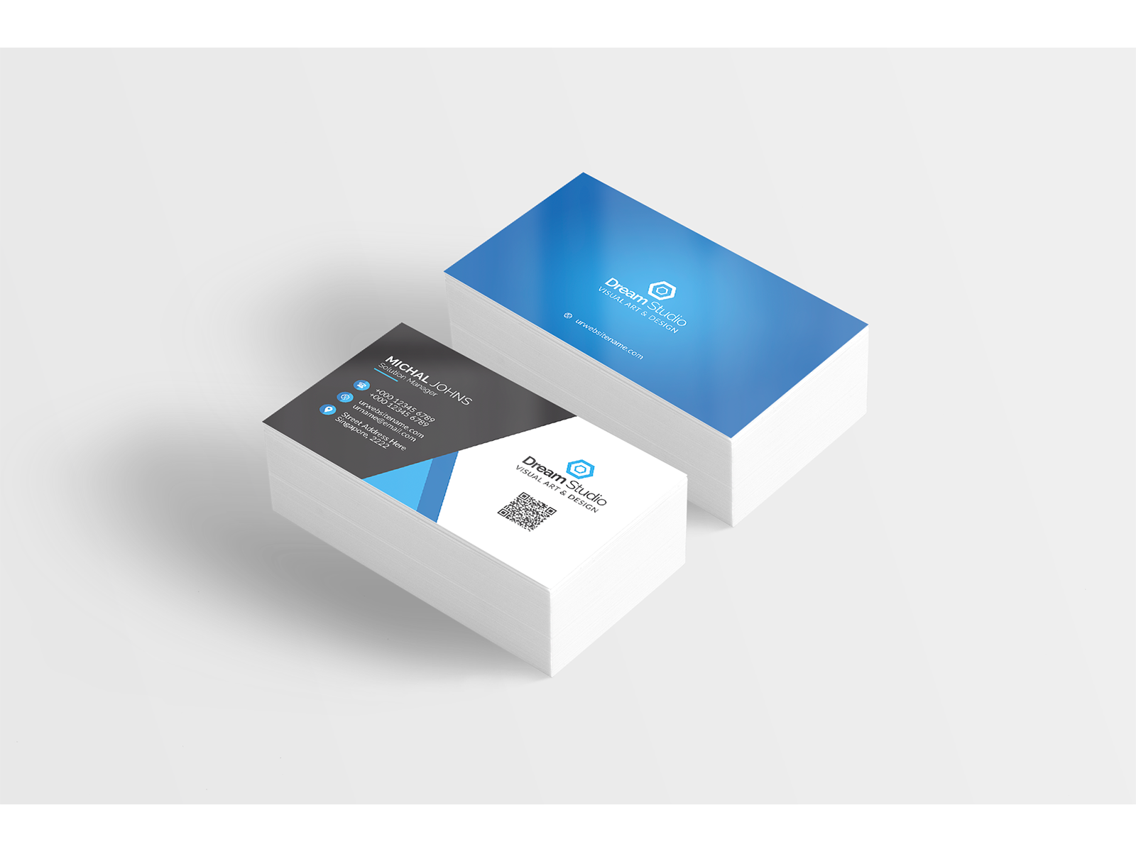 Business Card Dream Studio by Creative Zone on Dribbble