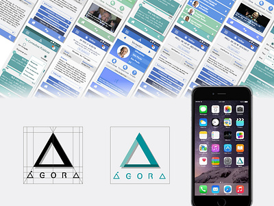 ÀGORA - Aplicativo de participação política aplicativo app design experience design fluxo interface navigation politic ui user interface design usuário ux