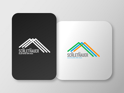 Schlethauer Logo branding design illustration logo minimal vector
