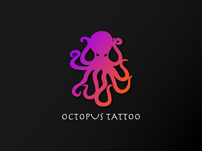 Octopus Tattoo Logo branding design illustration logo minimal vector