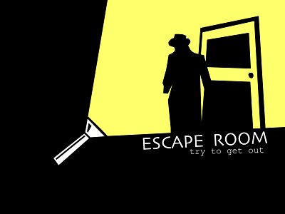 Escape Room Logo branding design illustration minimal vector web website