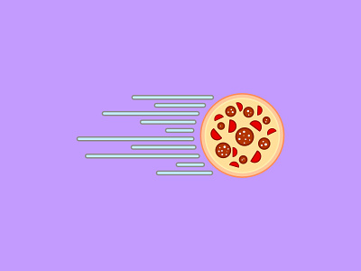 Express Pizza Lofo branding design icon illustration logo minimal pizza pizza logo typography vector web