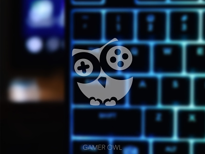 Gamer Owl Logo branding design icon logo minimal youtube youtube banner youtube channel youtube logo