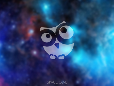 Space Owl Logo branding design icon logo minimal youtube youtube banner youtube channel youtube logo