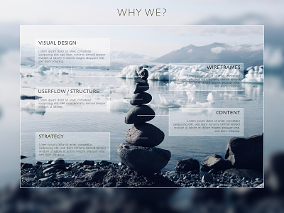 "Why we" Page branding design minimal ui ux web website