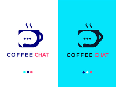 coffee chat logo design brand identity branding branding design colorful creative creative design design designer logo logo design branding logo designer logo idea logo identity logodesign logos logotype poular