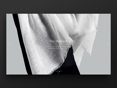 Nancy Lord – The Abstract clean design fashion gallery homepage minimal ui ux website