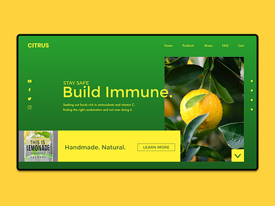 Citrus Website Concept