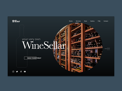 Wine Cellar website concept