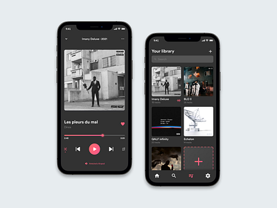 Music Player 🎧 design mobile mobile design music music player music player design ui ui design uiux ux design