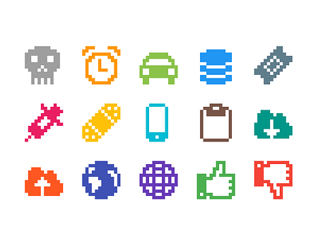 Pixelified (week 5): 15 Free icons by Keyamoon on Dribbble