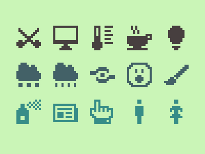 Pixelified (week 10): 15 Free icons 8bit free freebie gaming icon pack icon set icons pixel icons pixelart pixelated pixels svg