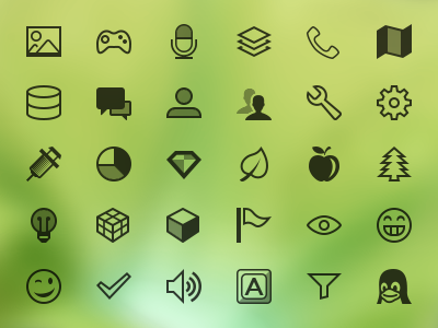 Icons... 16px @font face crisp font icon icomoon icon icon font icons webfont