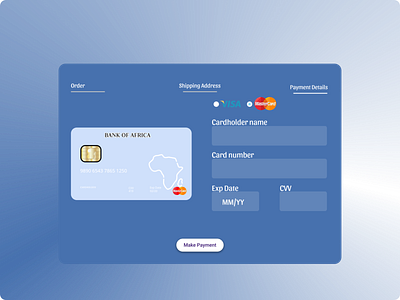 Credit Card Payment Form