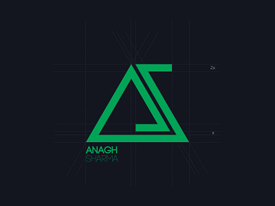 Personal Identity Concept anagh anagh sharma branding identity logo personal identity