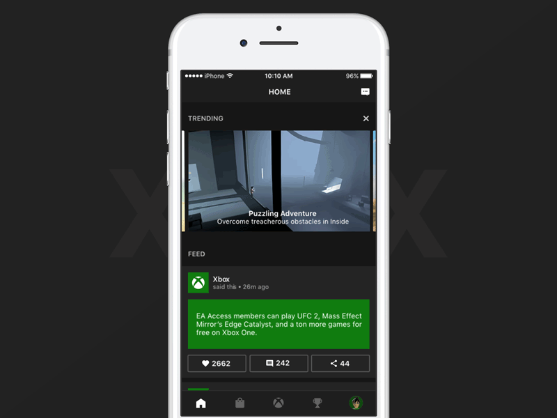 XBOX - Achievement Unlocked achievement unlocked ios iphone iphone app mobile mobile app motion motion graphics xbox