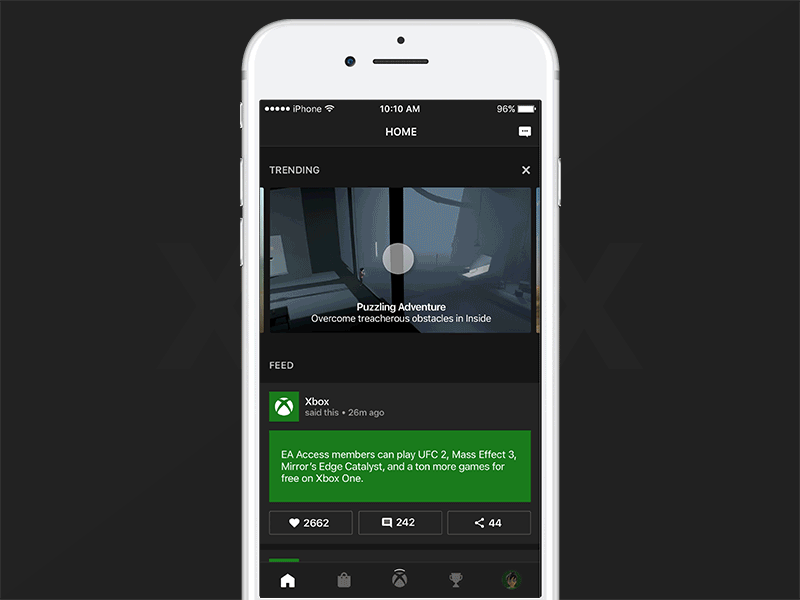 Xbox app for mobile
